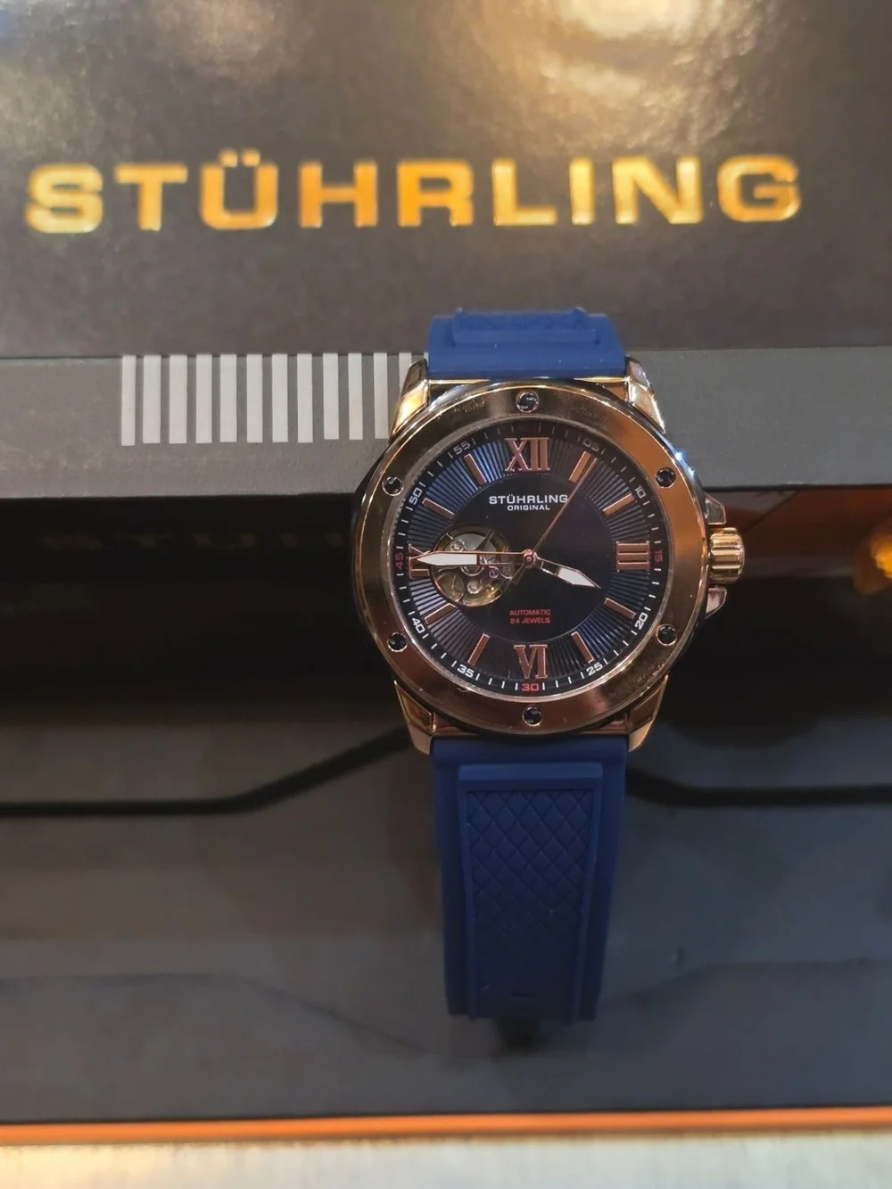 Stuhrling Original Edwardian Automatic 44mm Skeleton